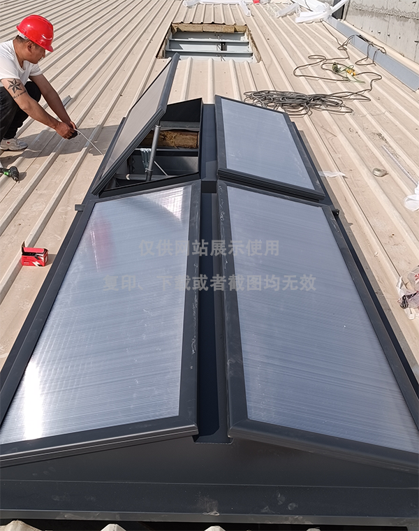 兰州王老吉生产车间渭城排烟天窗